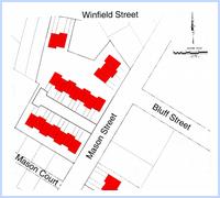 Map of upcoming construction on Mason Street